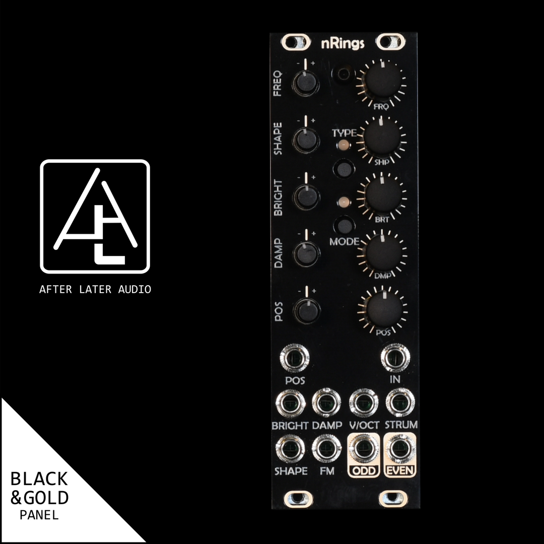鍵盤楽器 After Later Audio uburst nRings-Black-and-Gold-Aluminum