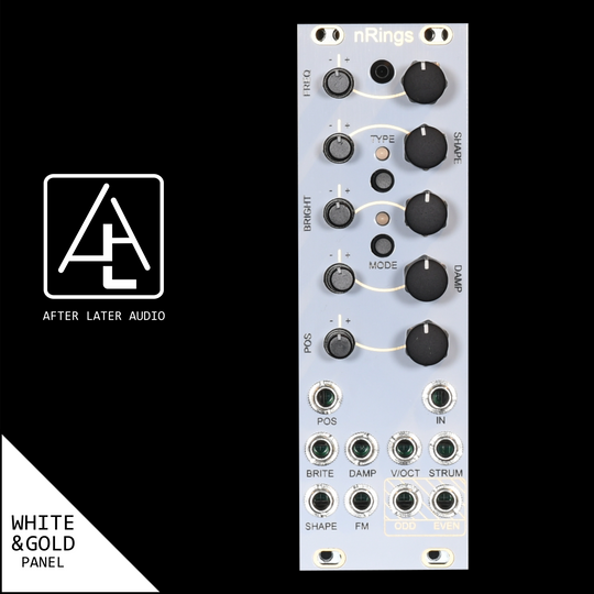 DTM・DAW After Later Audio nRings nRings-White-and-Gold-Aluminum