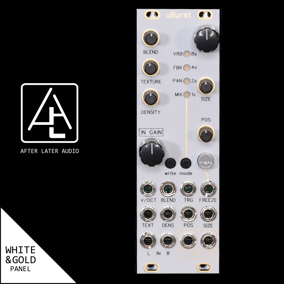 After Later Audio Cara (uMarbles) ユーロラック uBurstWhite_GoldProductImage_1